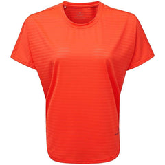 Ronhill Momentum Flow Women's T-Shirt, Hot Coral/Grape Juice