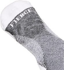 Thorlo Experia Fierce No-Show Micro Mini Socks, Black/Grey