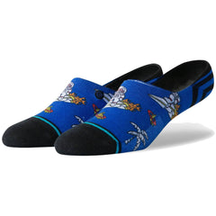 Stance Space Monkey No-Show Socks, Blue