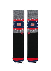 Stance USA Praise Crew Socks, Black