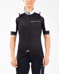 2XU Women's Cycle Thermal Gilet (WC5417A), Black/White