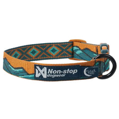 Non-Stop Dogwear Trail Quest Collar Rachel Pohl Edition, Teal/Oak