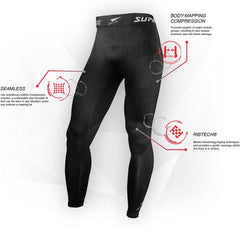 Supacore Men's Recovery Leggings - Black