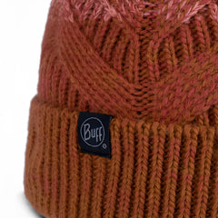 Buff Masha Knitted & Polar Beanie, Masha Cinnamon