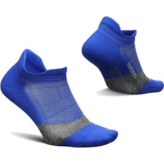 Feetures Elite Light Cushion No Show Tab, Boost Blue
