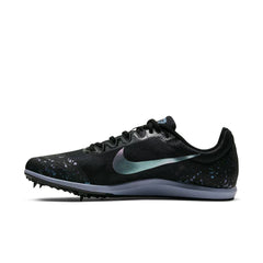 Nike Zoom Rival D 10 Track & Field Distance Spikes, Black/Indigo Fog - 10.5 UK