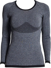 Supacore Women's Training Long Sleeve Top - Grey Marle