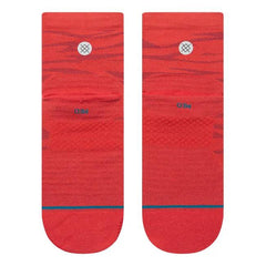 Stance Ridge Quarter Socks, Red