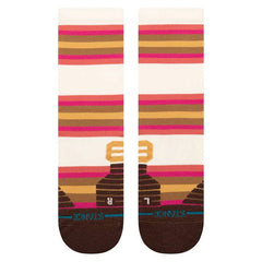 Stance Steady Crew Socks, Magenta