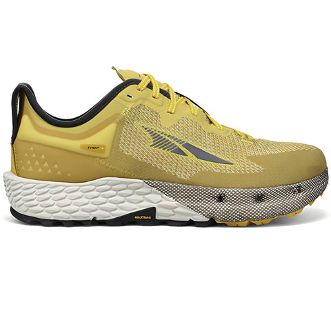 Altra Timp 4 Men's Trail Running Shoes, Grey/Yellow
