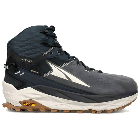 Altra Olympus 5 Men's Hike Mid GTX Hiking Shoes, Black/Grey
