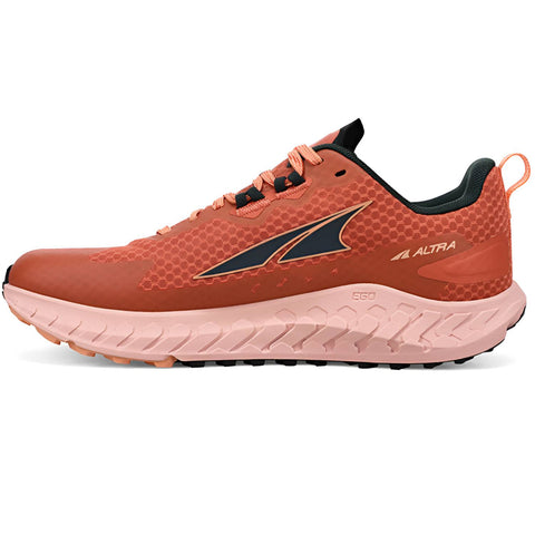 Altra Outroad Women's Running Shoes, Red/Orange