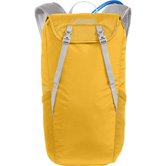 CamelBak Arete 18 70oz Unisex Running Hydration Pack, Saffron/Silver - 18L