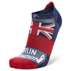 Balega Ultralight London Marathon 2024 No-Show Running Socks, Blue/Red