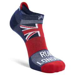 Balega Ultralight London Marathon 2024 No-Show Running Socks, Blue/Red