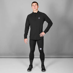 Saysky Blaze Half Zip Lightweight Fleece, Black