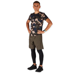 Saysky Camo Combat T-Shirt, Woodland Camo