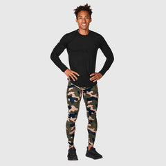 Saysky Combat+ Tights, Woodland Camo