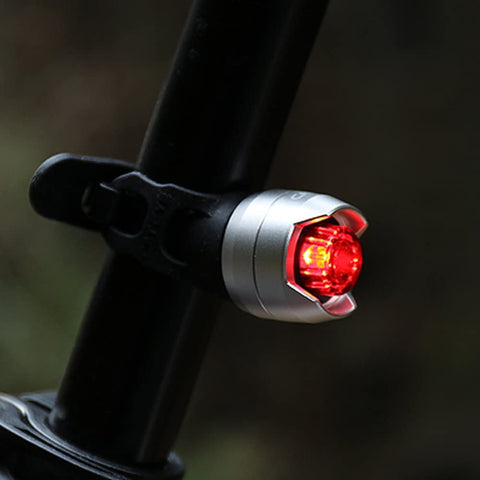 CatEye Orb Rear Battery Bicycle Light - Black/Silver - SL-LD160-R