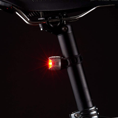 CatEye Orb Rear Battery Bicycle Light - Black/Silver - SL-LD160-R