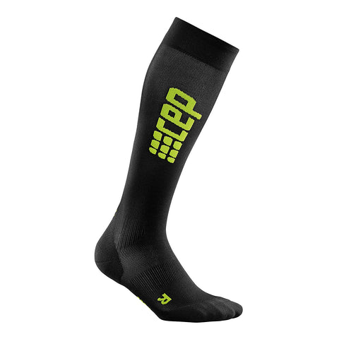 CEP Pro+ Run Ultralight Women's Compression Running Socks, Red/Green