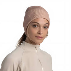 Buff CrossKnit Beanie, Pale Pink