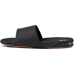 Reef Men's Fanning Slide, Black/Silver