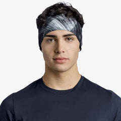 Buff CoolNet UV® Wide Headband, Stal Grey