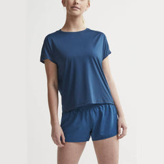 Craft Women's Eaze Ringer T-Shirt, Nox