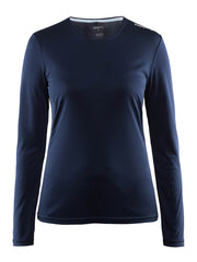 Craft Women's Mind Long Sleeve Tee, Navy