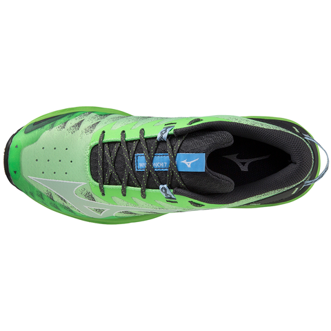 Mizuno Wave Daichi 7 Men's Trail Running Shoes, 909 C/Cameo Green/Blue