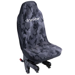 dryrobe Camo Black Single Car Seat Cover