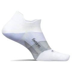 Feetures Elite Light Cushion No Show Tab, White Lilatech