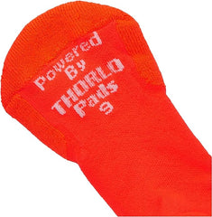 Thorlo Experia No-Show Socks, Electric Avenue Orange