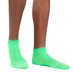 Thorlo Experia No-Show Socks, Electric Avenue Green