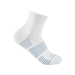 Thorlo Experia Green Ankle Socks, White