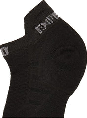 Thorlo Experia ProLite No-Show Tab Socks, Black/Black