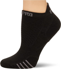 Thorlo Experia ProLite No-Show Tab Socks, Black/Black