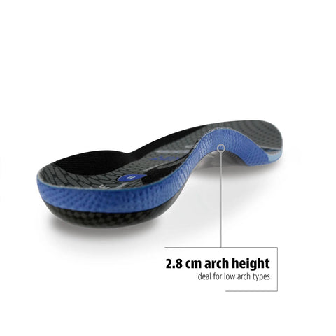 Sof Sole Fit Series Low Arch Insole, Multicoloured