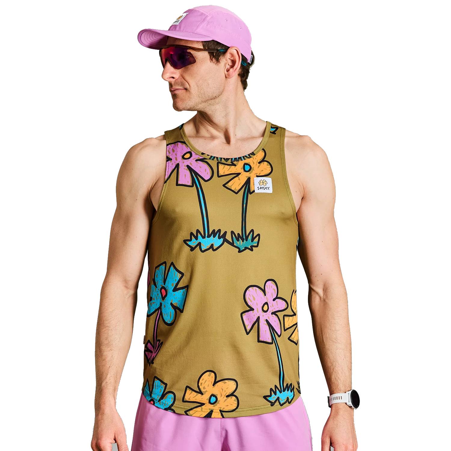 トップス SAYSKY FLORAL COMBAT SINGLET SAYSKY Flower Combat Singlet – Saysky.us