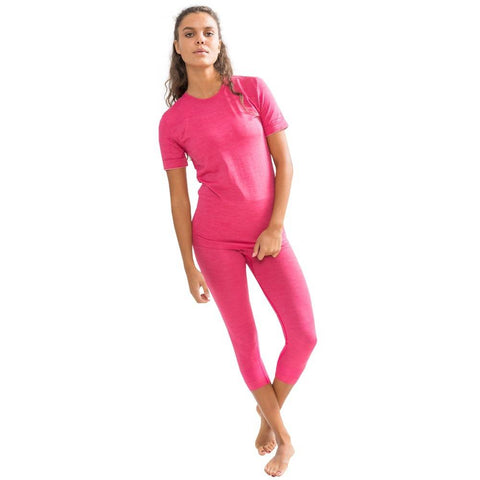 Craft Women's Fuseknit Comfort RN T-Shirt, Pink