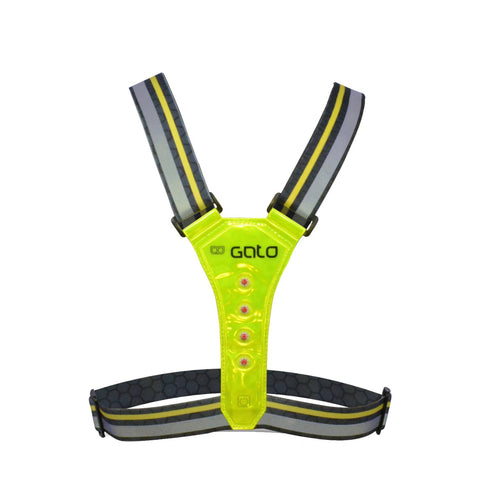 Gato LED Safer Sport Reflective Vest Pro, Yellow