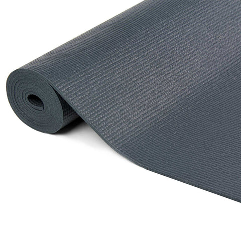 Fitness Mad Warrior Unisex Cushioned Yoga II Mat, Graphite 4mm