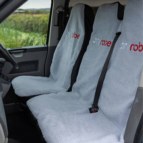 Dryrobe Water-repellent Car Seat Cover (Single), Grey/Black