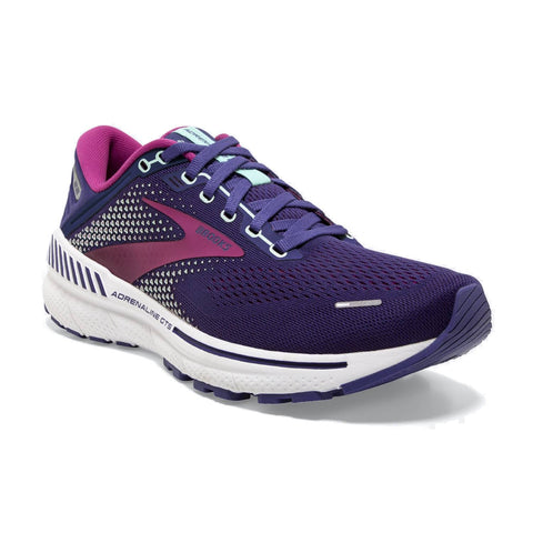 Brooks Adrenaline GTS 22 Women's Running Shoes, Navy/Yucca/Pink