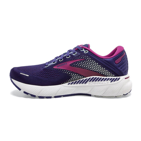 Brooks Adrenaline GTS 22 Women's Running Shoes, Navy/Yucca/Pink