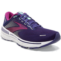 Brooks Adrenaline GTS 22 Women's Running Shoes, Navy/Yucca/Pink