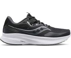 Saucony Guide 15 Men's Running Shoes, Black/White