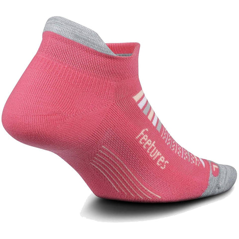 Feetures Elite Ultralight No-Show Running Socks, Hibiscus