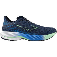 Mizuno Wave Rider 28 Men's Running Shoes, Vintage Indigo/Neo Mint/Frontier Blue